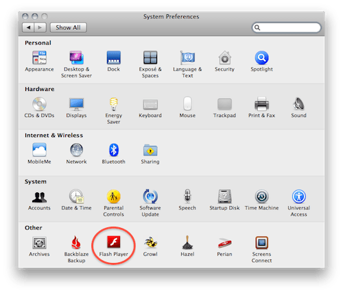latest adobe flash player for mac